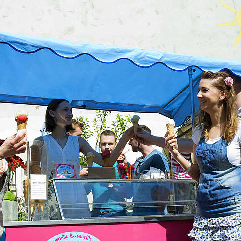 Eis-Catering: Sommerfest Eis-Catering: Sommerfest